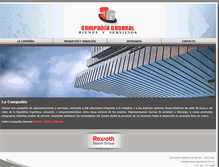 Tablet Screenshot of companiageneral.com.ar